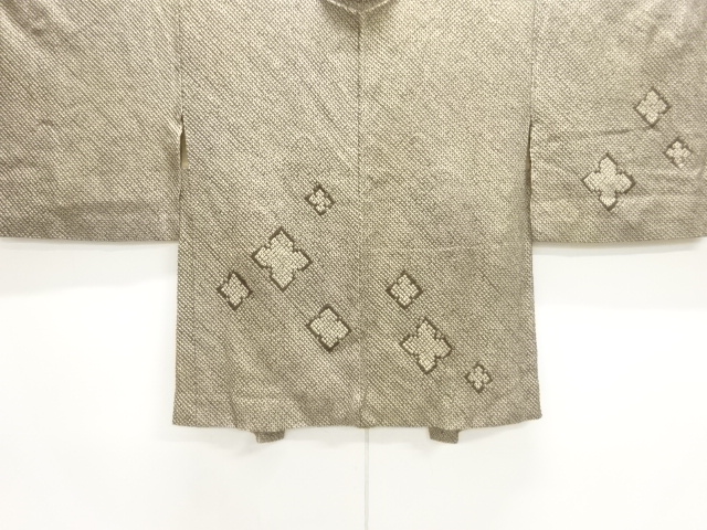 アンティーク　本総絞り花菱模様絵羽織